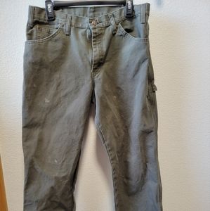 Mens Dickies Canvas Carpenter Pants